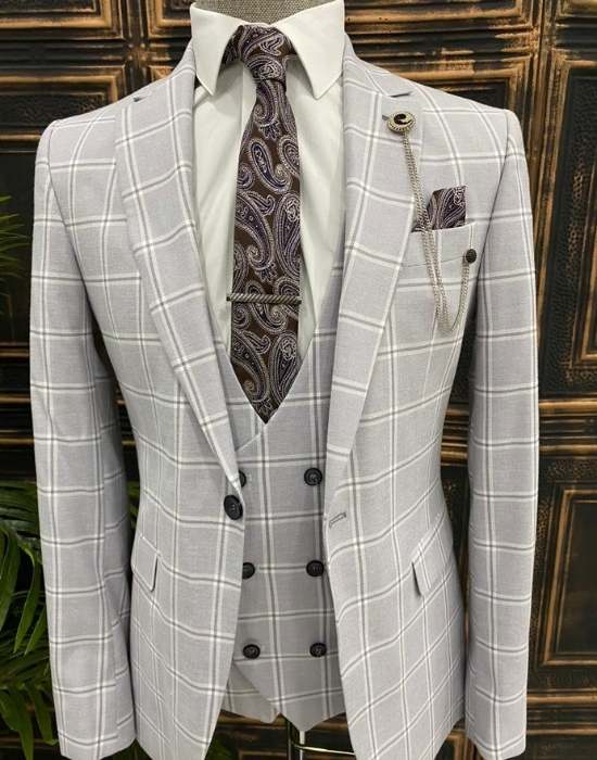 Light grey suit
