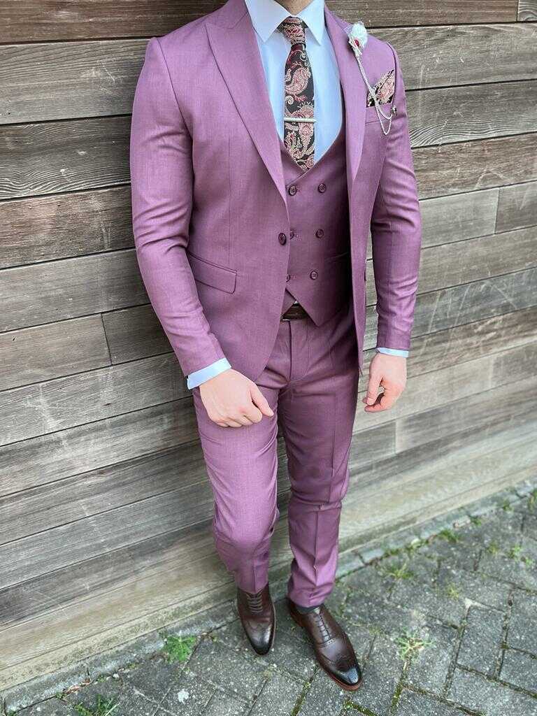 lilac suit