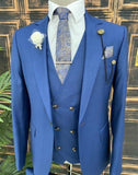 Navy blue suit