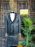 Black tuxedo with velvet collar
