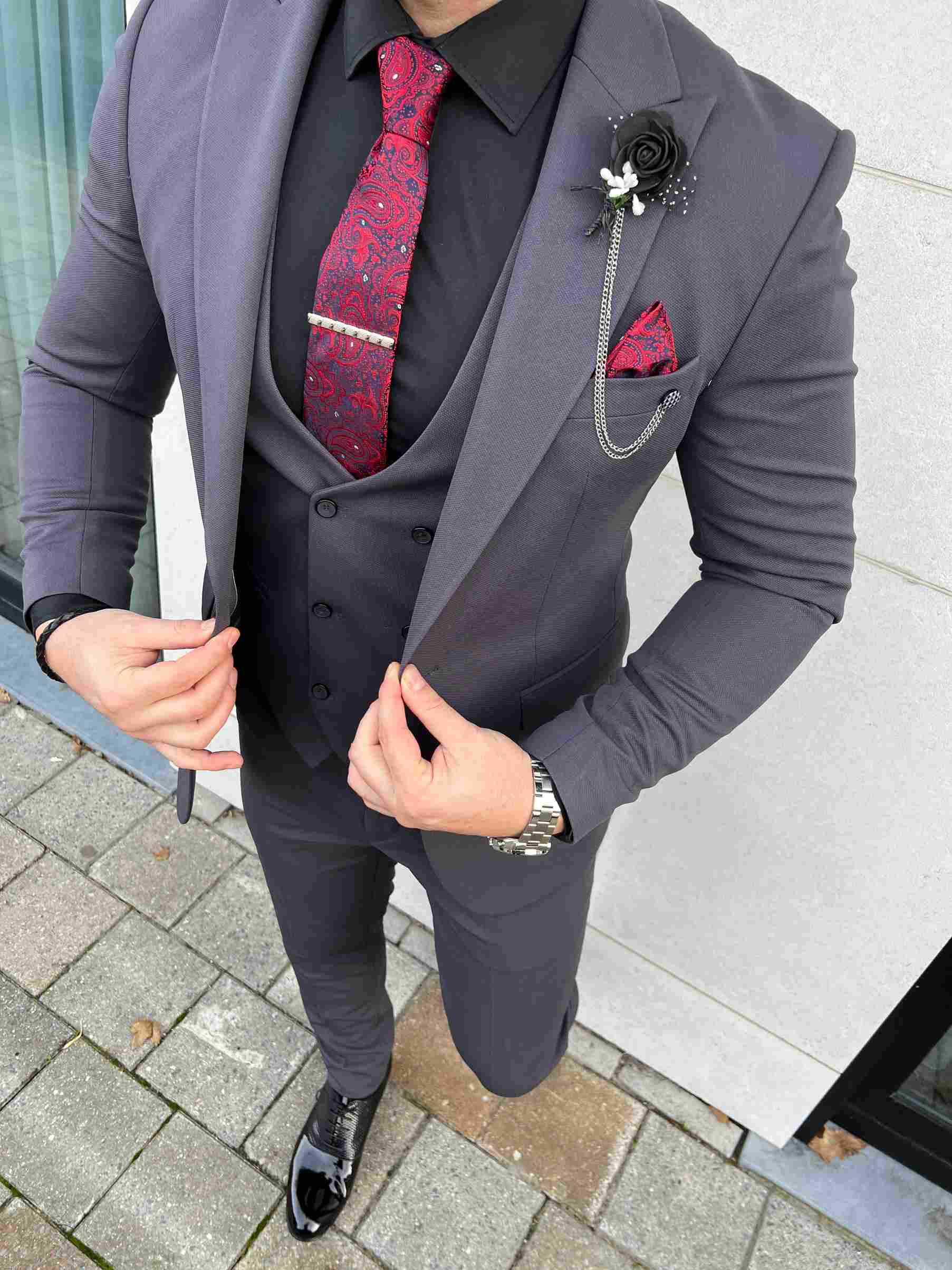 Charcoal Suit - Italsuit.com