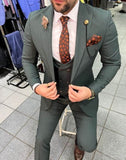 Forest green suit