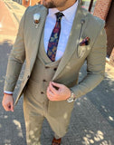 olive green suit