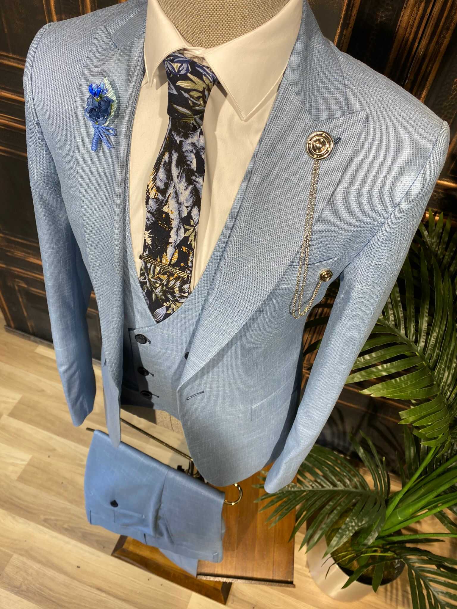 Fashion Gold Suits for Men 3 Pieces Travel Party Suit Blazer Sets Costume  Homme smoking para hombres Jacket+Vest+Pant - AliExpress