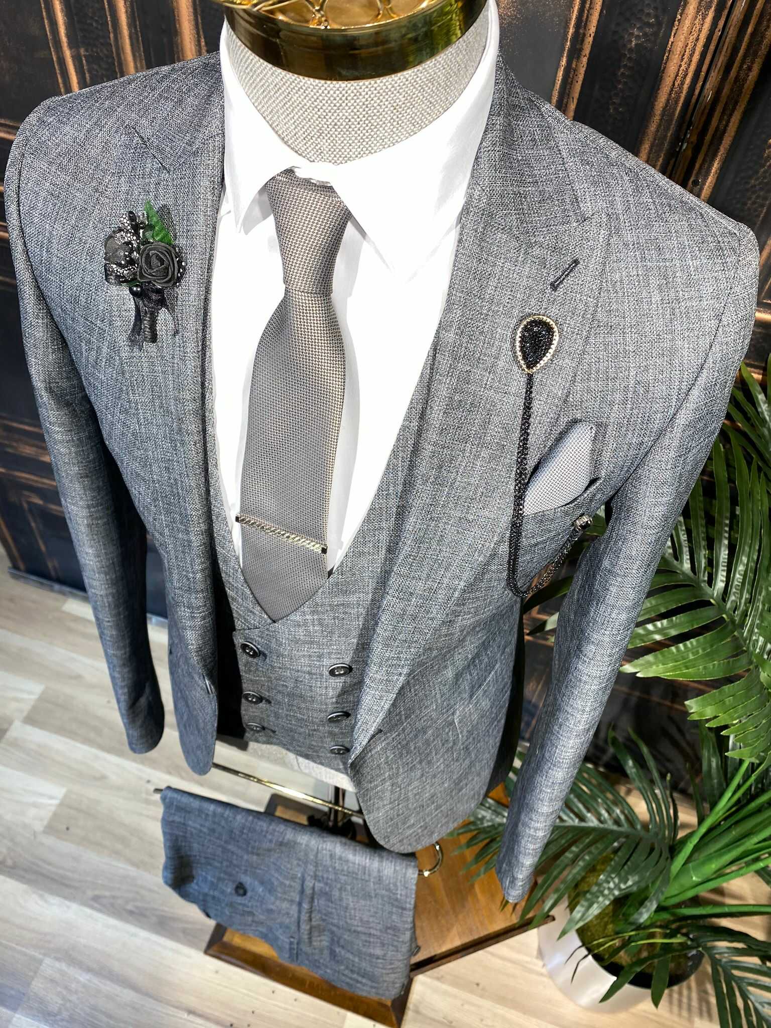 Peaky Blinders Suit Gray