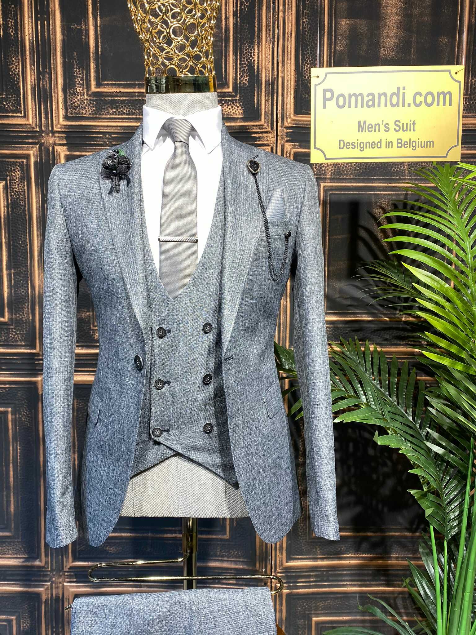 Peaky Blinders Suit Gray
